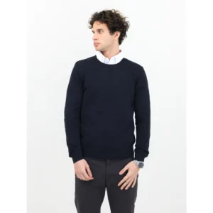 Jersey de hombre James Harvest Ashland U 2112512, Negro, con modelo, vista frontal