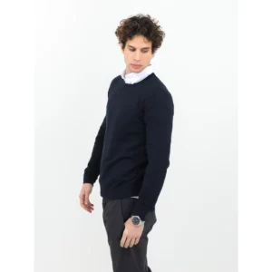 Jersey de hombre James Harvest Ashland U 2112512, Negro, con modelo, lateral izquierdo