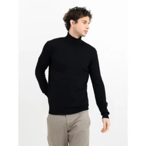 Jersey de hombre James Harvest Ashland Turtle 2112513, Negro, con modelo, vista frontal