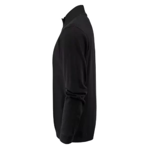 Cárdigan de hombre James Harvest Ashland Cardigan 2112514, Negro, lateral izquierdo