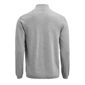 Jersey unisex James Harvest Ashland Halfzip 2112515, Gris marengo, vista posterior