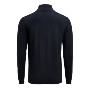 Jersey unisex James Harvest Ashland Halfzip 2112515, Marino, vista posterior