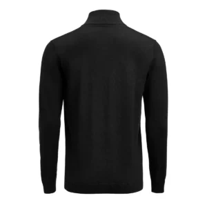 Jersey unisex James Harvest Ashland Halfzip 2112515, Negro, vista posterior