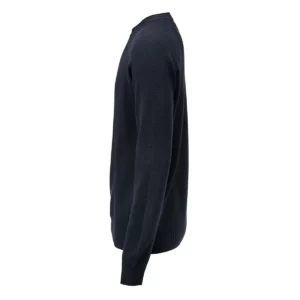 Jersey de hombre James Harvest Ashland Casual 2112516, Marino, lateral izquierdo