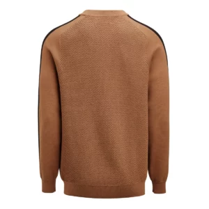 Jersey de hombre James Harvest Scarsdale Sweater 2112517, Hazel, vista posterior