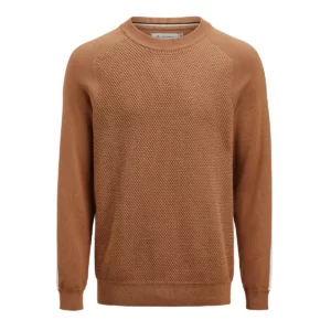 Jersey de hombre James Harvest Scarsdale Sweater 2112517, Hazel, vista frontal