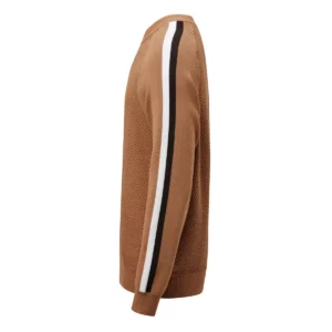 Jersey de hombre James Harvest Scarsdale Sweater 2112517, Hazel, lateral izquierdo