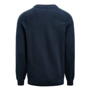 Jersey de hombre James Harvest Scarsdale Sweater 2112517, Marino, vista posterior