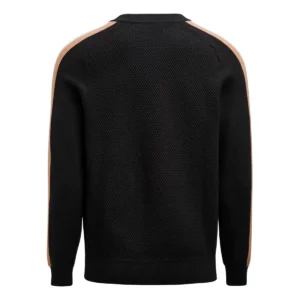 Jersey de hombre James Harvest Scarsdale Sweater 2112517, Negro, vista posterior