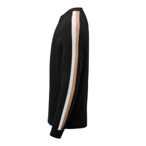 Jersey de hombre James Harvest Scarsdale Sweater 2112517, Negro, lateral izquierdo