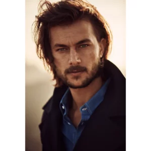 Camisa hombre JAMES HARVEST JUPITER 2113035, detalle de la camisa con modelo