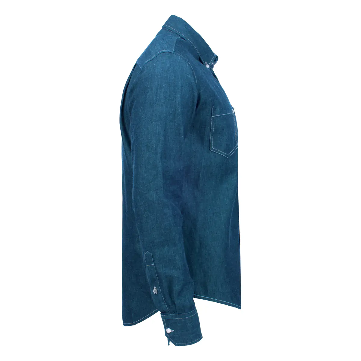 Camisa hombre JAMES HARVEST JUPITER 2113035 7 Camisa hombre JAMES HARVEST JUPITER 2113035, Azul tejano, lateral derecho