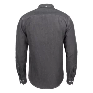 Camisa hombre JAMES HARVEST JUPITER 2113035, Negro tejano, vista posterior