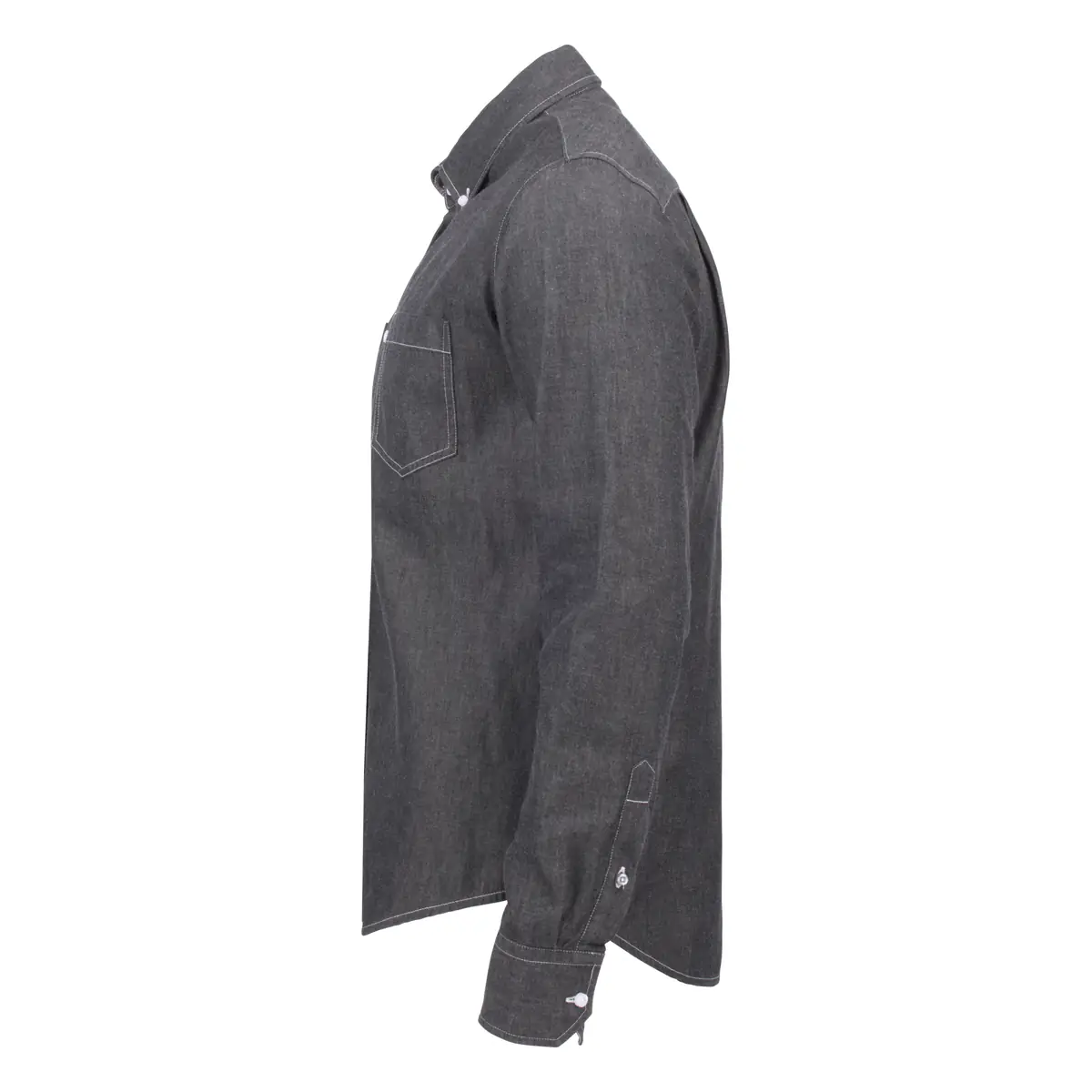 Camisa hombre JAMES HARVEST JUPITER 2113035 12 Camisa hombre JAMES HARVEST JUPITER 2113035, Negro tejano, lateral izquierdo