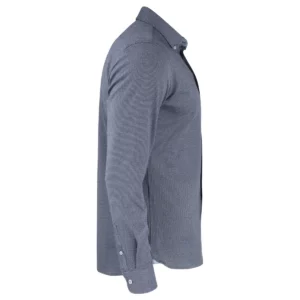 Camisa de hombre James Harvest Burlingham 2113038, Marino, lateral derecho