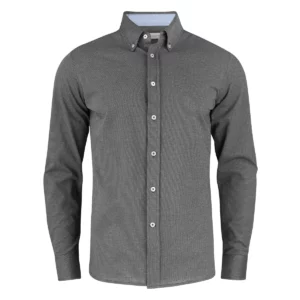 Camisa de hombre James Harvest Burlingham 2113038, Negro, vista frontal
