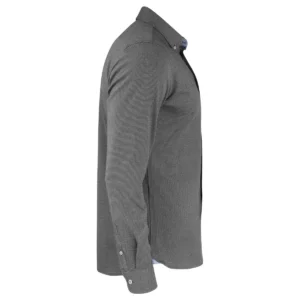 Camisa de hombre James Harvest Burlingham 2113038, Negro, lateral derecho