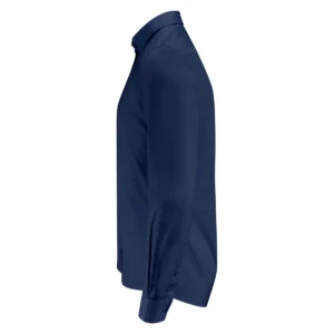Camisa de hombre James Harvest Acton 2113040, Marino, lateral izquierdo