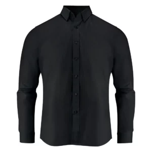 Camisa de hombre James Harvest Acton 2113040, Negro, vista frontal