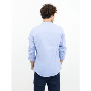 Camisa de hombre James Harvest Townsend 2113041, Azul claro, con modelo, vista posterior