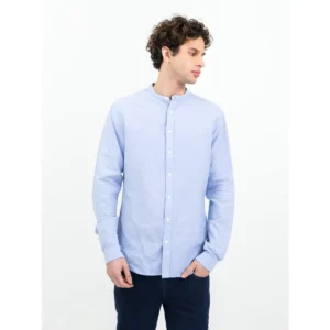 Camisa de hombre James Harvest Townsend 2113041, Azul claro, con modelo, vista frontal