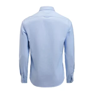 Camisa de hombre James Harvest Allen Oxford 2113042, Azul, vista posterior