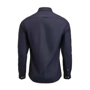 Camisa de hombre James Harvest Allen Oxford 2113042, Marino, vista posterior
