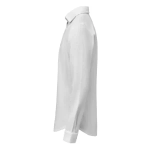 Camisa de hombre James Harvest Hicksville Shirt 2113043, Blanco, lateral izquierdo