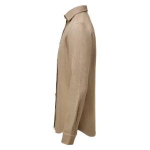 Camisa de hombre James Harvest Hicksville Shirt 2113043, Khaki, lateral izquierdo