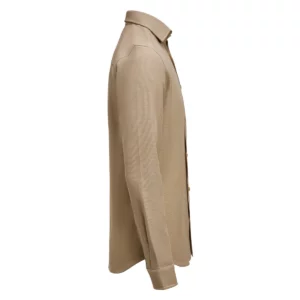 Camisa de hombre James Harvest Hicksville Shirt 2113043, Khaki, lateral derecho
