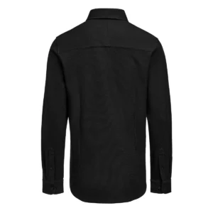 Camisa de hombre James Harvest Hicksville Shirt 2113043, Negro, vista posterior
