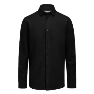 Camisa de hombre James Harvest Hicksville Shirt 2113043, Negro, vista frontal