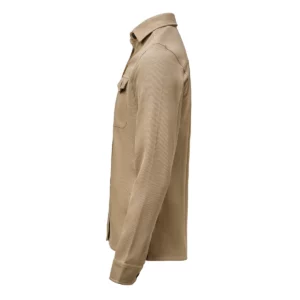 Sobrecamisa James Harvest Hicksville Overshirt 2113044, Khaki, lateral izquierdo