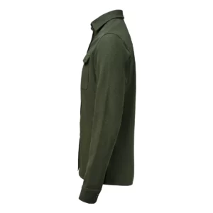 Sobrecamisa James Harvest Hicksville Overshirt 2113044, Pine green, lateral izquierdo