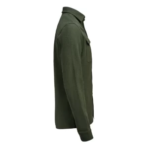 Sobrecamisa James Harvest Hicksville Overshirt 2113044, Pine green, lateral derecho