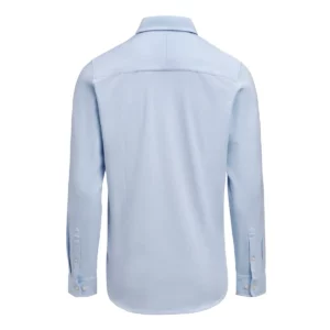 Camisa de hombre James Harvest Upton Shirt 2113045, Azul claro, vista posterior