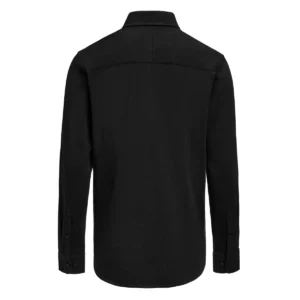 Camisa de hombre James Harvest Upton Shirt 2113045, Negro, vista posterior