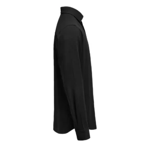 Camisa de hombre James Harvest Upton Shirt 2113045, Negro, lateral derecho