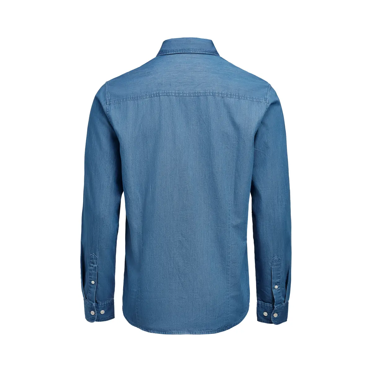 Camisa JAMES HARVEST SAYVILLE SHIRT 2113046 6 Camisa de hombre James Harvest Sayville Shirt 2113046, tejano, vista posterior