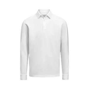 Polo hombre JAMES HARVEST AMERICAN SUPREME POLO L/S 2115007, Blanco, vista frontal