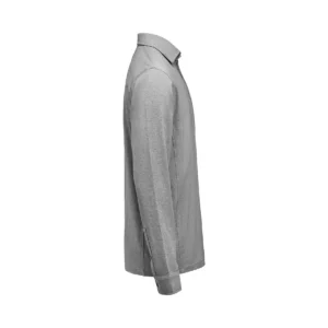 Polo hombre JAMES HARVEST AMERICAN SUPREME POLO L/S 2115007, Gris marengo, lateral derecho