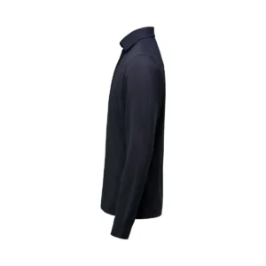 Polo hombre JAMES HARVEST AMERICAN SUPREME POLO L/S 2115007, Marino, lateral izquierdo
