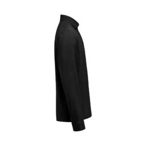 Polo hombre JAMES HARVEST AMERICAN SUPREME POLO L/S 2115007, Negro, lateral derecho