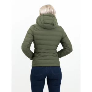 Chaqueta de mujer James Harvest Woodlake Woman 2121041, Moss green, con modelo, vista posterior