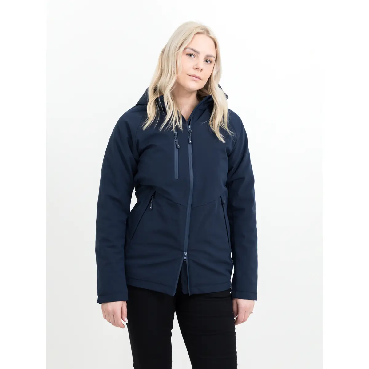 Abrigo mujer JAMES HARVEST WINCHESTER WOMAN 2121042 1 Abrigo mujer JAMES HARVEST WINCHESTER WOMAN 2121042, vista frontal con modelo