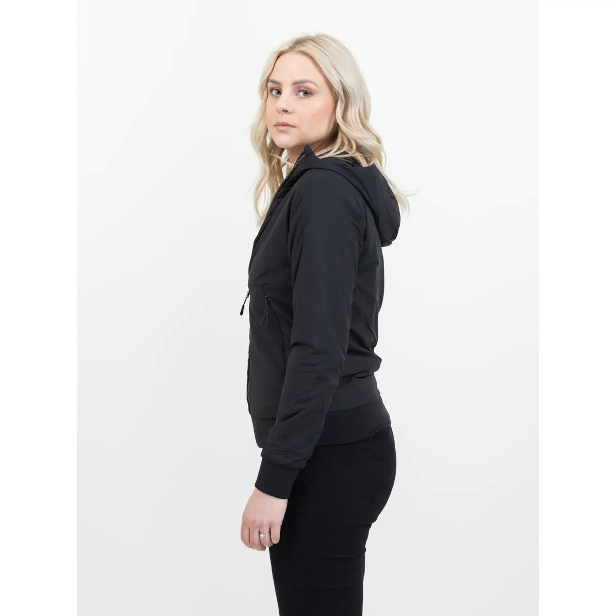 Chaqueta de mujer JAMES HARVEST FRANKLIN JACKET W 2121043 16 Chaqueta de mujer James Harvest Franklin Jacket W 2121043, Negro, con modelo, lateral izquierdo
