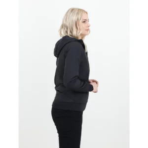 Chaqueta de mujer James Harvest Franklin Jacket W 2121043, Negro, con modelo, lateral derecho