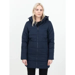Chaqueta de mujer James Harvest Nordmont Woman 2121045, Marino, con modelo, vista frontal