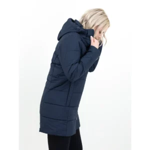 Chaqueta de mujer James Harvest Nordmont Woman 2121045, Marino, con modelo, de perfil