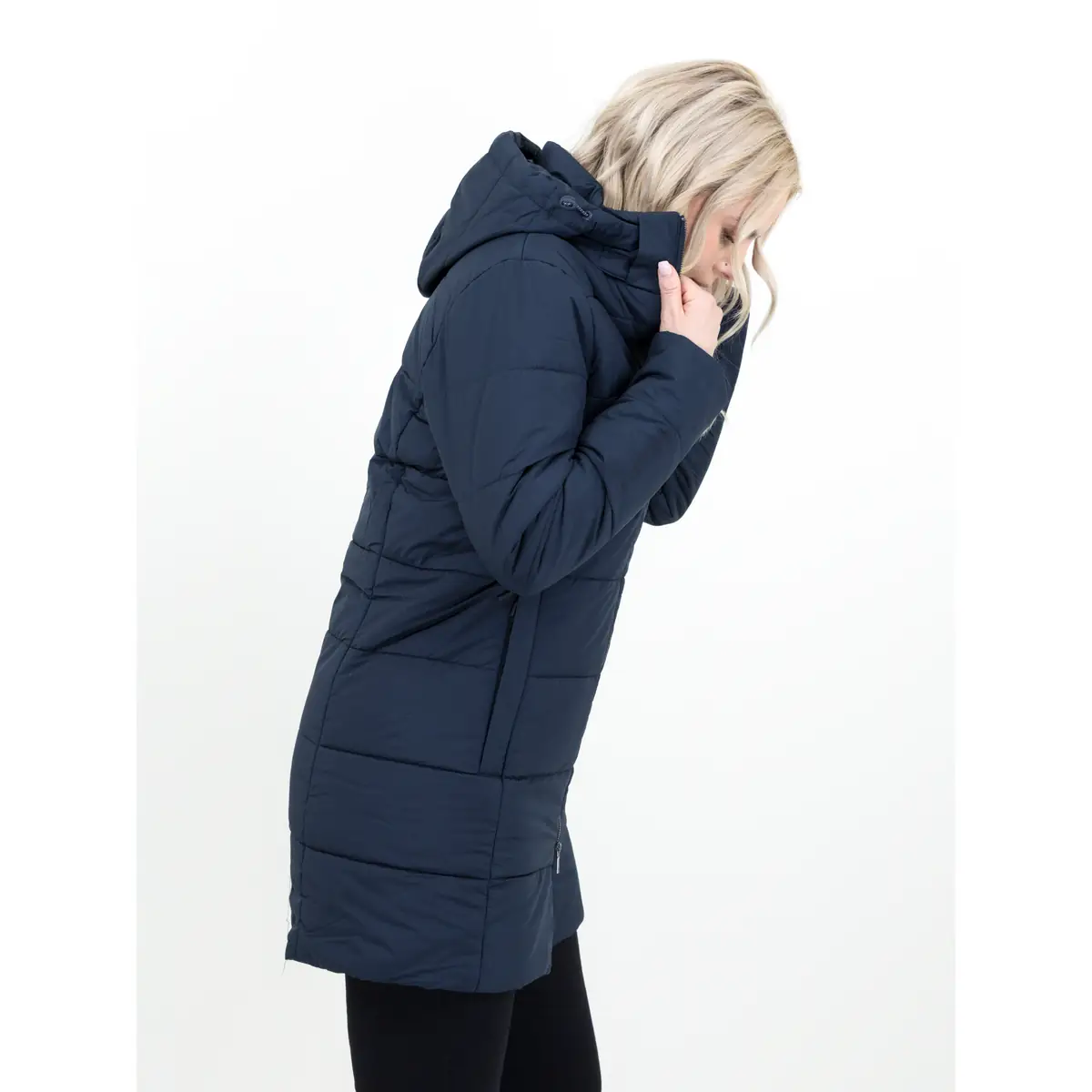 Chaqueta de mujer JAMES HARVEST NORDMONT WOMAN 2121045 2 Chaqueta de mujer James Harvest Nordmont Woman 2121045, Marino, con modelo, de perfil